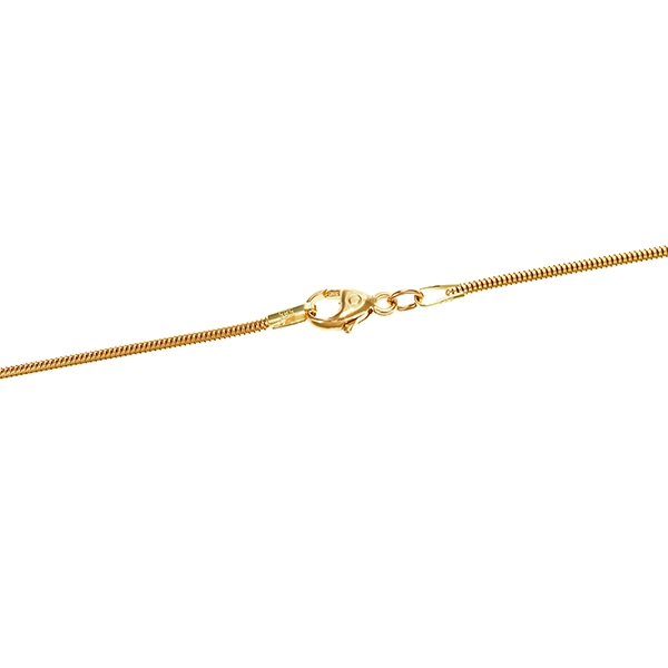Collierkette, 14K, Gelbgold, Schlangen-