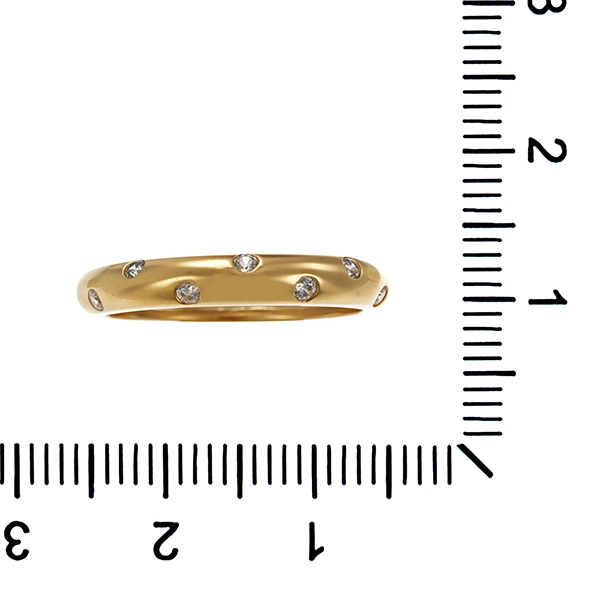 Ring, 9K, Gelbgold, Zirkonia