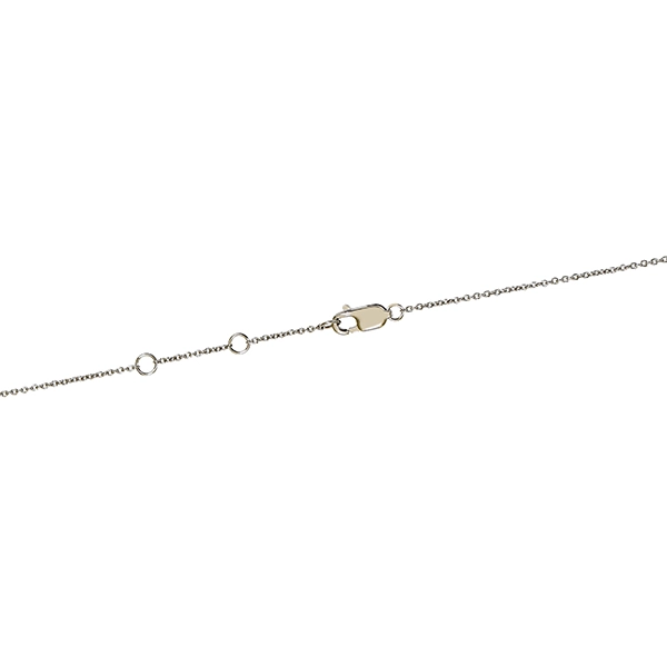 Collier, 18K, Weißgold, Brillanten