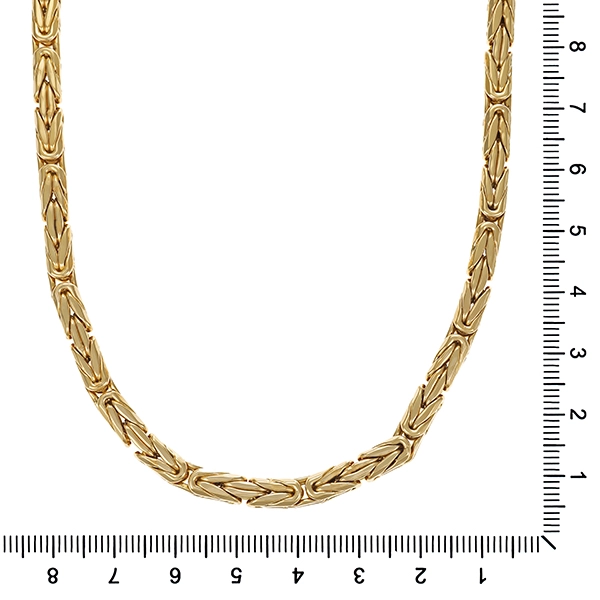 Königskette, 14K, Gelbgold