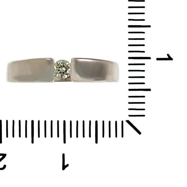 Diamantring, 14K, Weißgold, Brillant