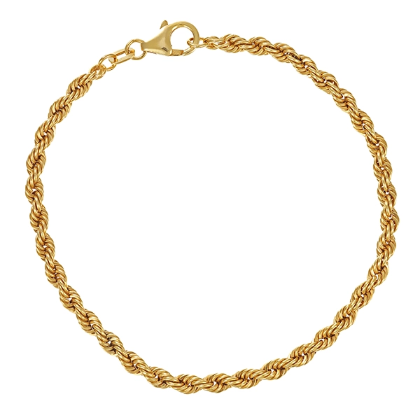 Armband, 14K, Gelbgold, Kordel