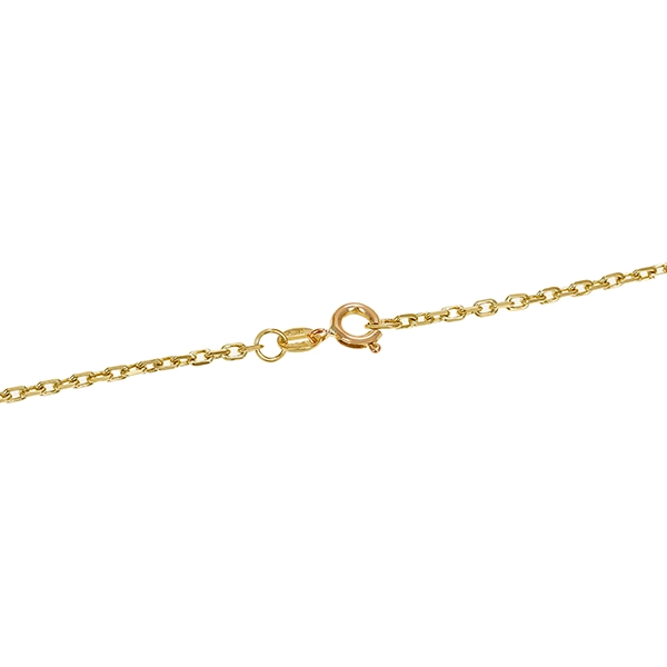 Collier, 18K, Gelb-/Weißgold, Brillant