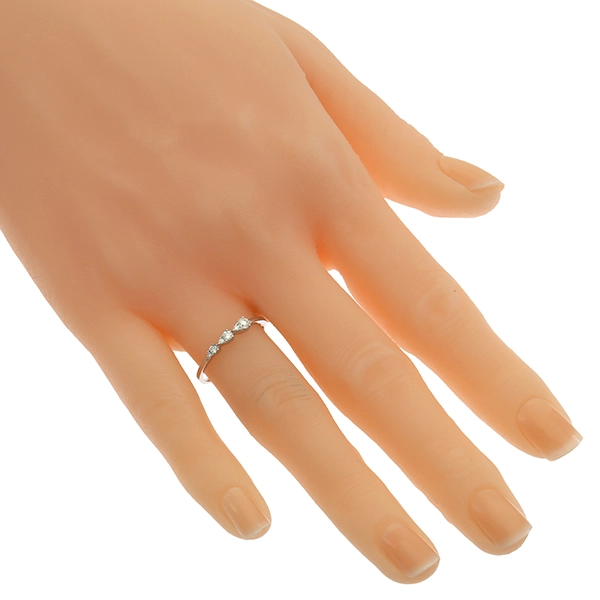 Diamantring, 14K, Weißgold, Brillanten