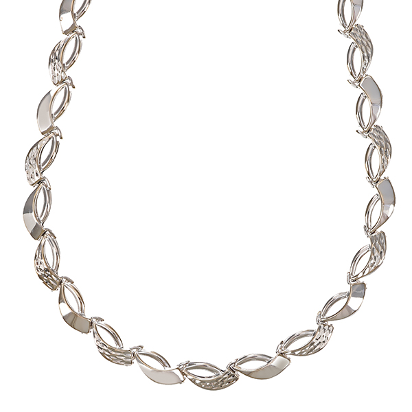 Collier, 14K, Weißgold