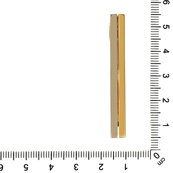 Krawattenhalter, 18K, Gelb-/Weißgold
