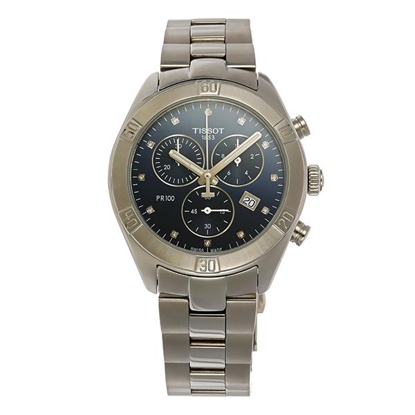 Herrenuhr, Tissot 'PR100' Quartz-Chrono