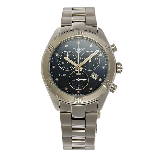 Herrenuhr, Tissot 'PR100' Quartz-Chrono