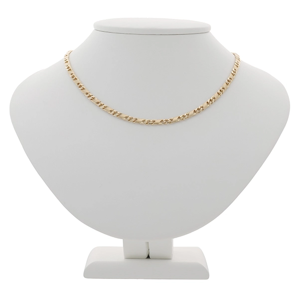 Goldkette, 14K, Gelbgold, Panzer-