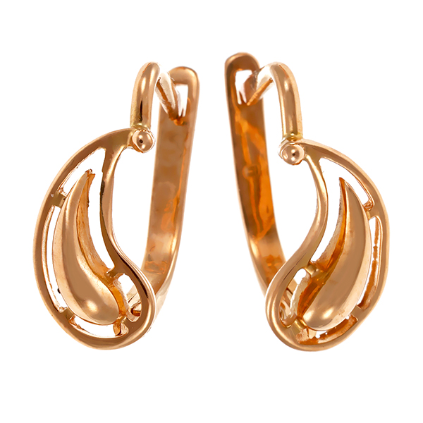 Ohrhänger, 14K, Rotgold