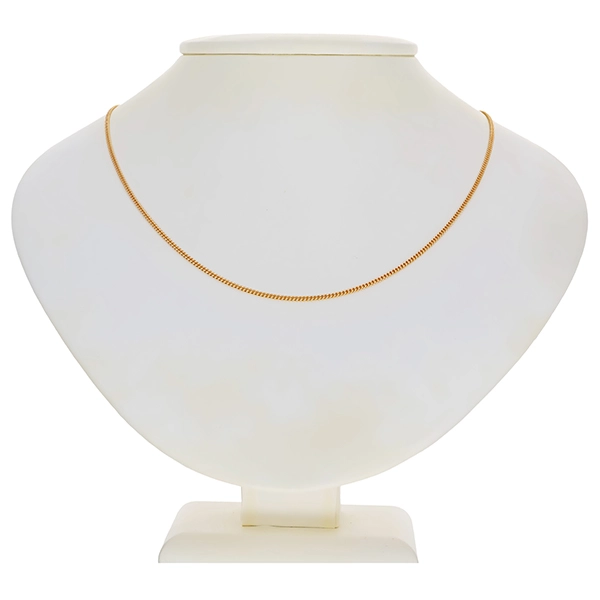 Kette, 18K, Gelbgold, Flachpanzer