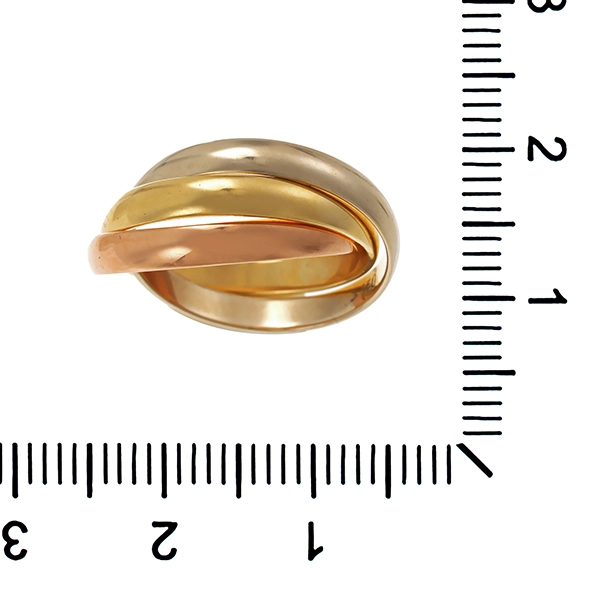 Ring, 18K, Gelb-/Rot-/Weißgold