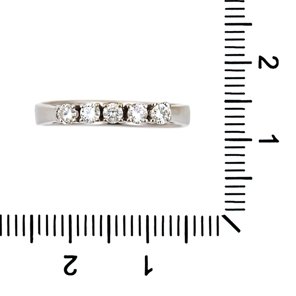 Diamantring, 14K, Weißgold, Brillanten 0,305 ct