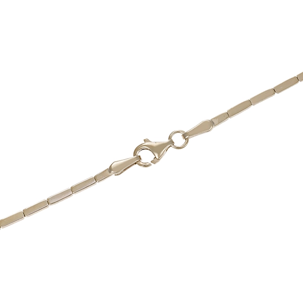 Collier, 14K, Weißgold, Zirkonia