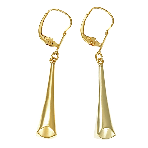 Ohrhänger, 14K, Gelbgold