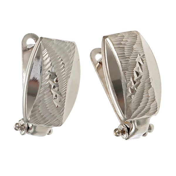 Ohrhänger, 14K, Weißgold