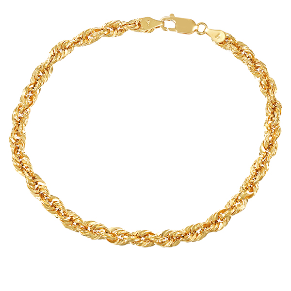 Armband, 14K, Gelbgold, Kordel-