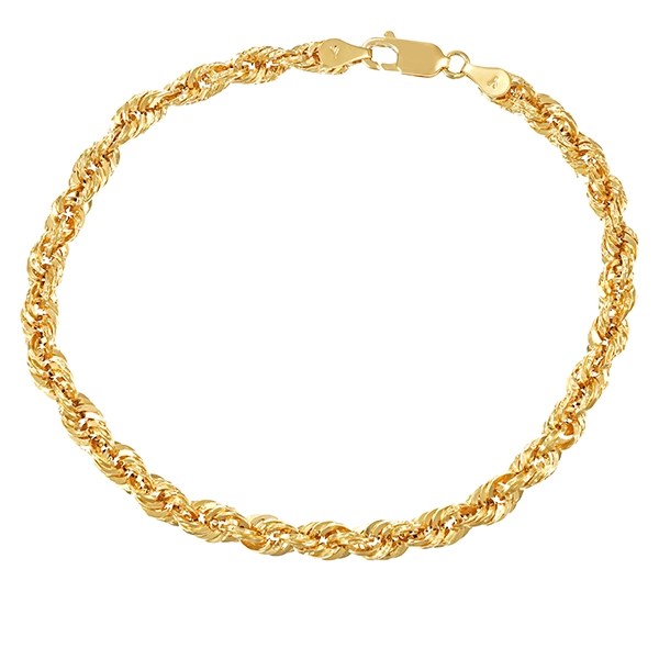Armband, 14K, Gelbgold, Kordel-