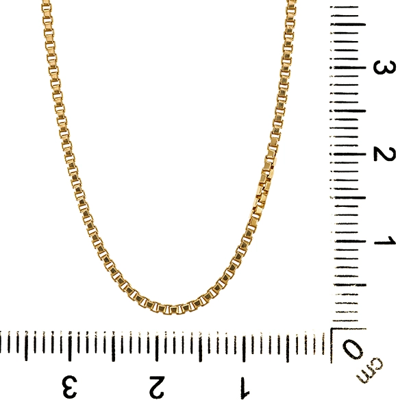 Collierkette, 14K, Gelbgold, Venezianer