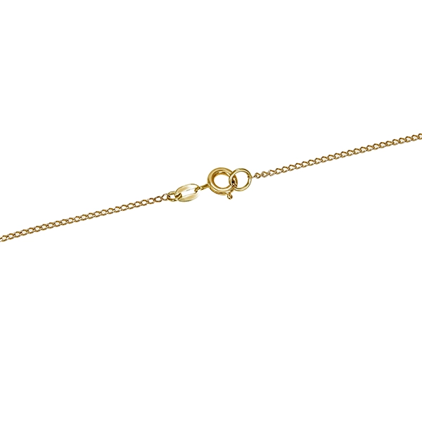 Collier, 14K, Gelbgold, Brillant