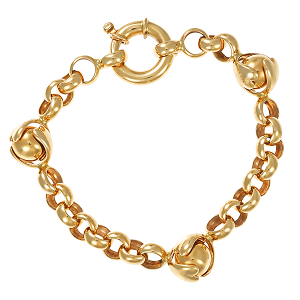 Armband, 14K, Gelbgold