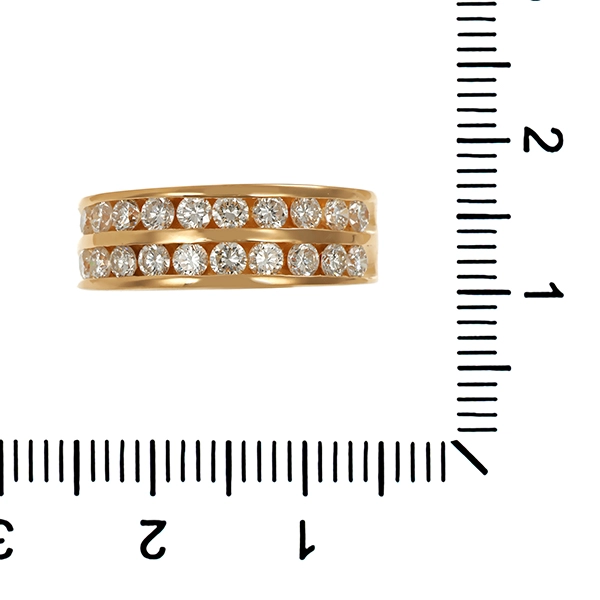 Ring, 18K, Gelbgold, Brillanten