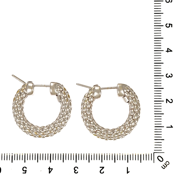 Creolen, 18K, Weißgold