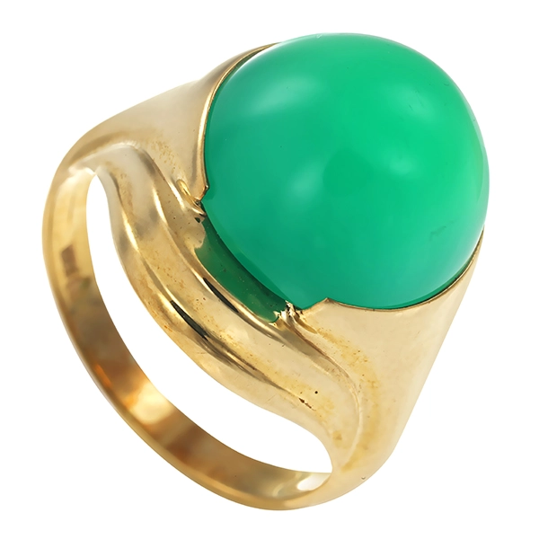 Ring, 8K, Gelbgold, Achat