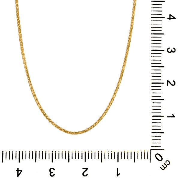 Collierkette, 14K, Glbgold