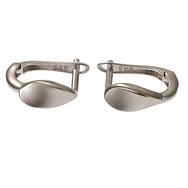 Ohrhänger, 14K,  Weißgold
