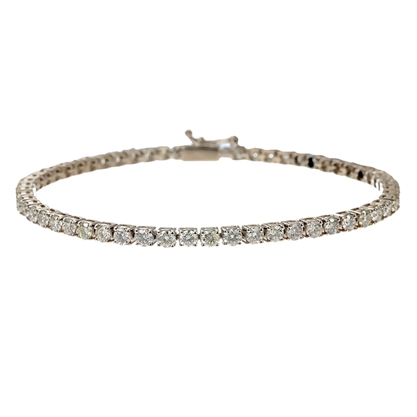 Armband, 18K, Weißgold, Brillanten 4,88 ct