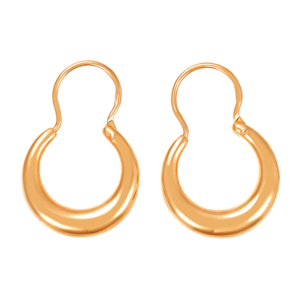Creolen, 14K, Rotgold