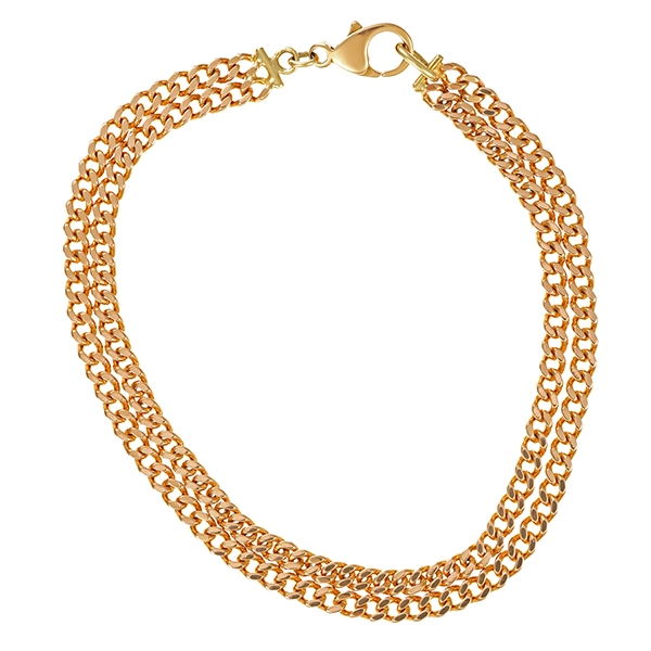 Armband, 14K, Gelbgold, Panzer