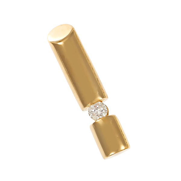 Anhänger, 14K, Gelbgold, Brillant
