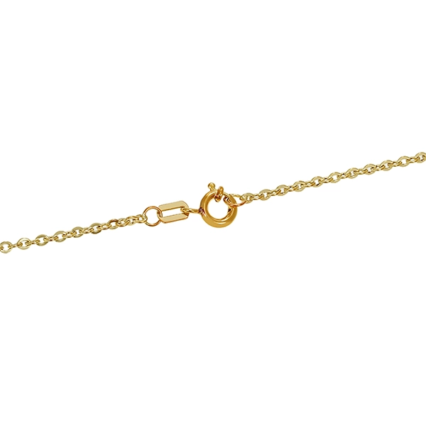 Collier, 8K, Gelbgold, Granat