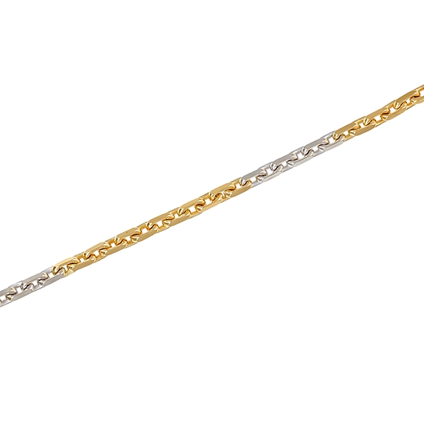 Armband, 14K, Gelb/Weißgold