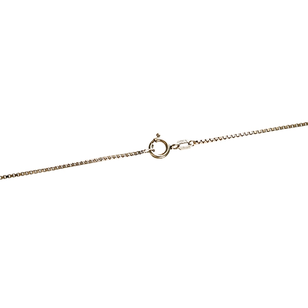 Collierkette, 14K, Weißgold, Venezianer-