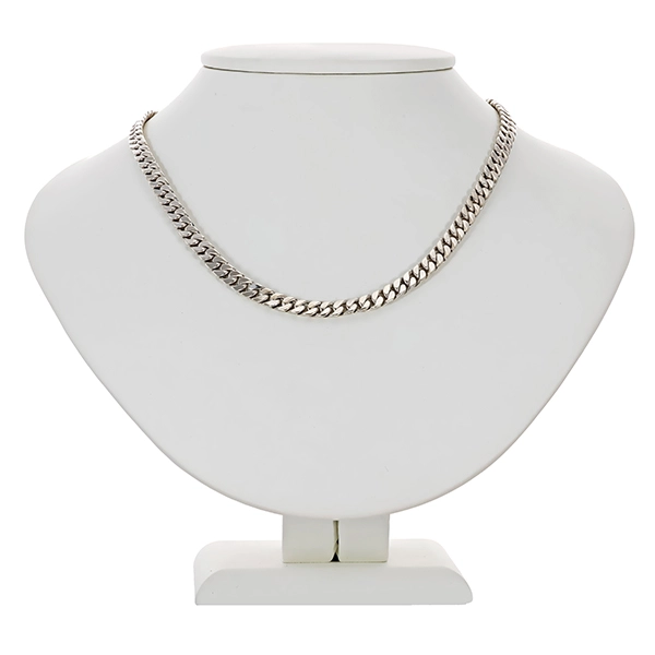Kette, 925, Silber, Panzer-