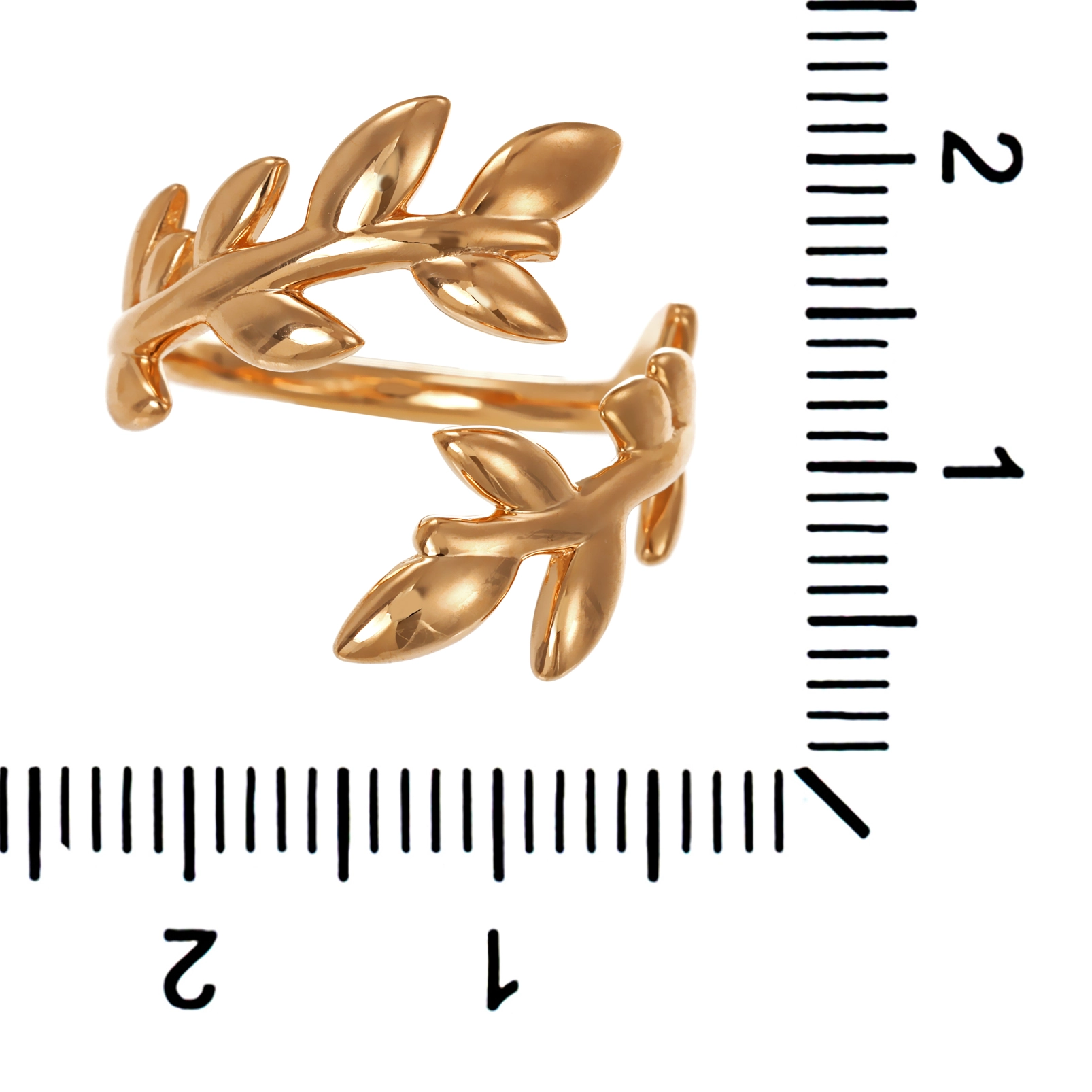 Ring, 18K, Rotgold, Blatt