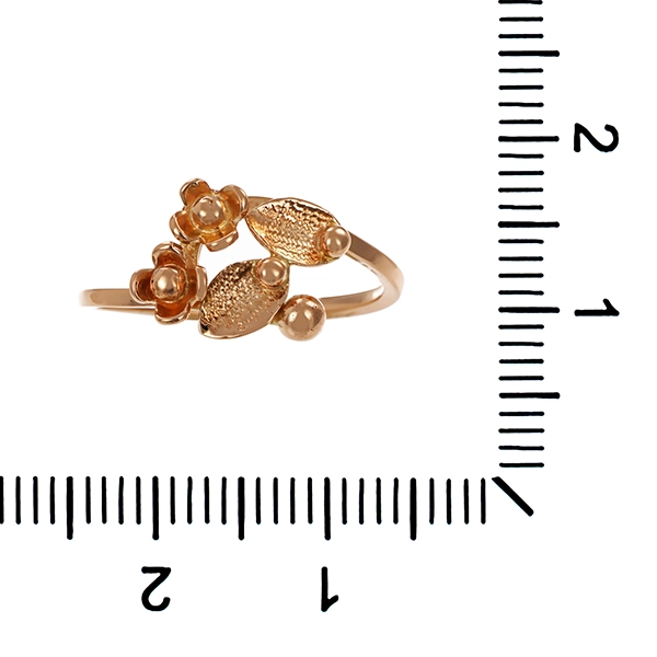 Ring, 14K, Rotgold