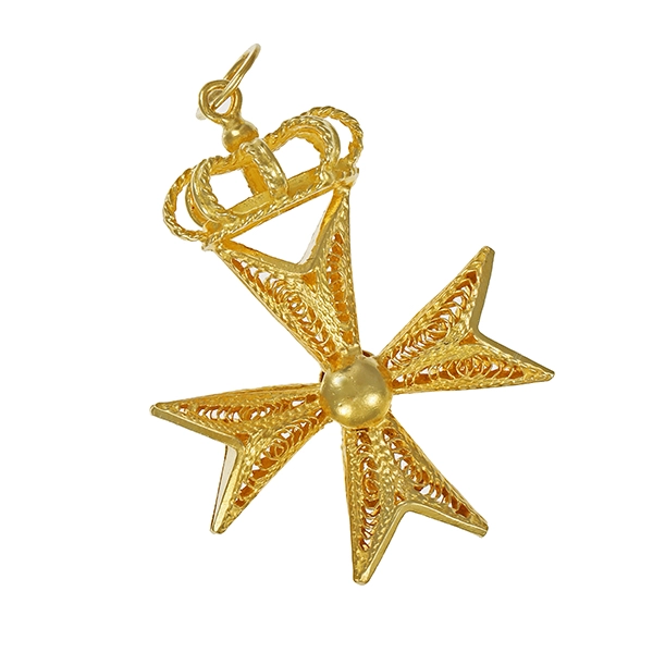 Anhänger, 18K, Gelbgold