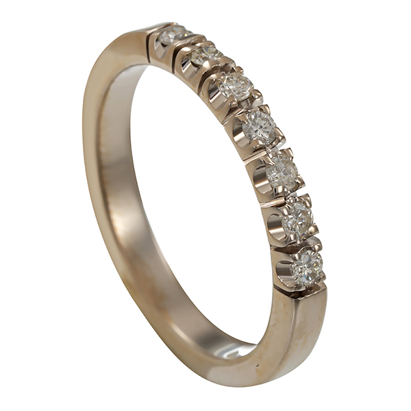 Diamantring, 14K, Weißgold, Brillant 0,25 ct