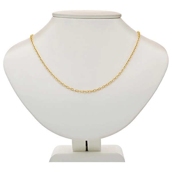 Colllierkette, 9K, Gelbgold, Anker