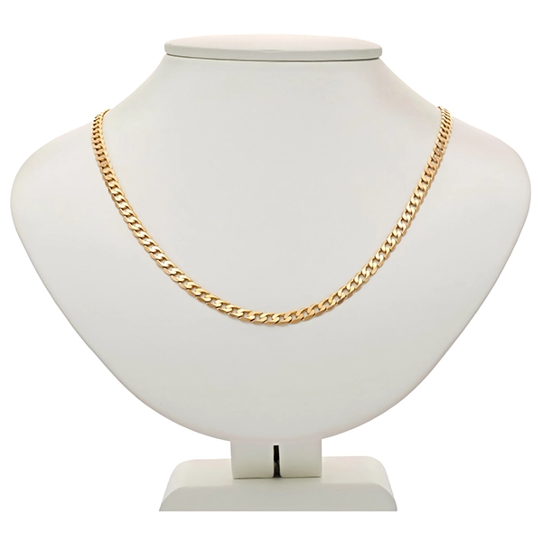 Kette, 14K, Gelbgold, Panzer