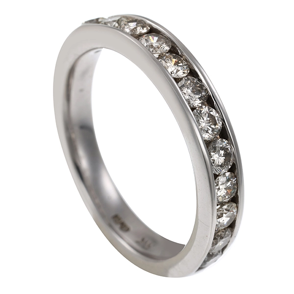 Diamantring, 14K, Weißgold, Brillanten