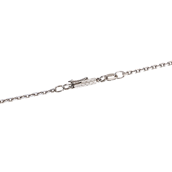 Collier, 14K, Gelb-/Weißgold, Diamanten, Diamantrosen