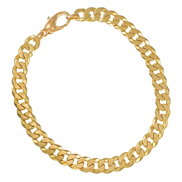 Armband, 14K, Gelbgold, Panzer-