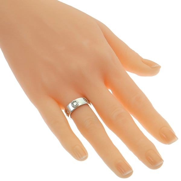 Diamantring, 14K, Weißgold, Brillanten 0,94 ct