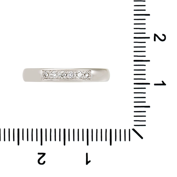 Diamantring, 14K, Weißgold, Brillanten 0,12 ct