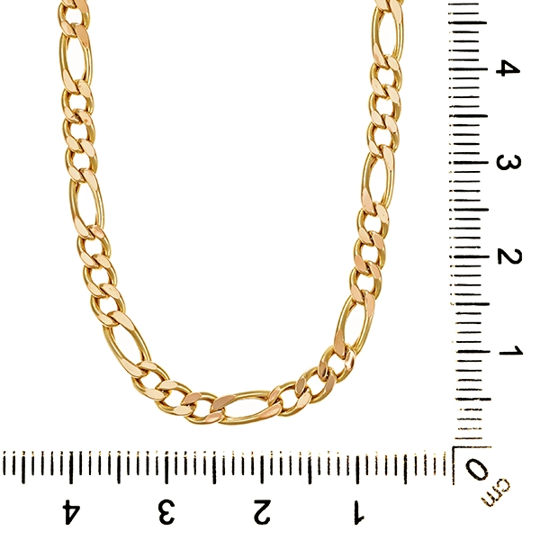 Collierkette, 14K, Gelbgold, Figaro-